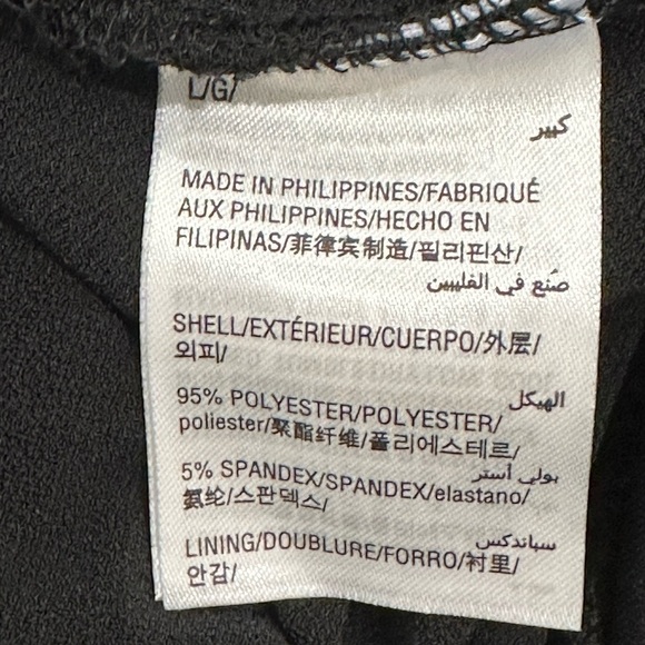 INC Contrast Piping Halter Jumpsuit Black White Stripe Straight Leg Large Chic - Picture 14 of 15